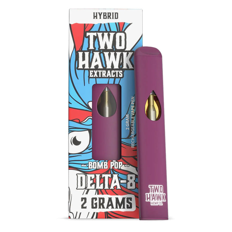Delta 8 THC Disposable Vape Pen By Two Hawk Extracts