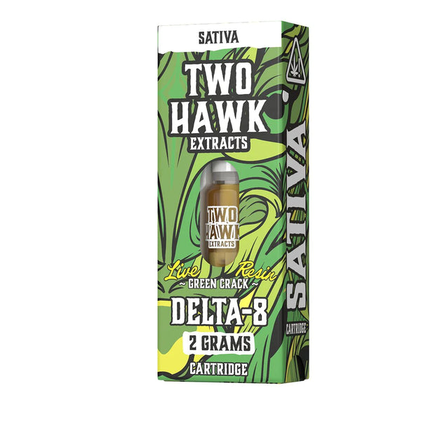 Live Resin Delta 8 THC Cartridge By Two Hawk Extracts