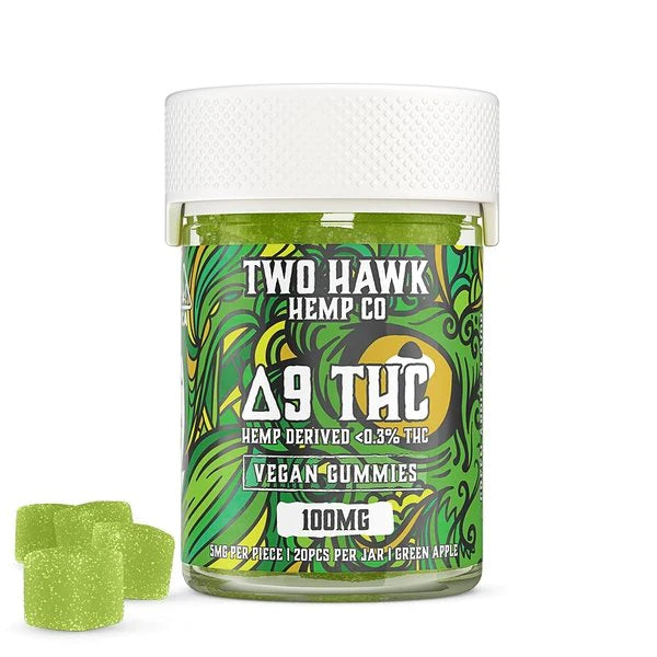 Two Hawk Extracts | Delta 9 THC Vegan Gummies 20mg - 200mg