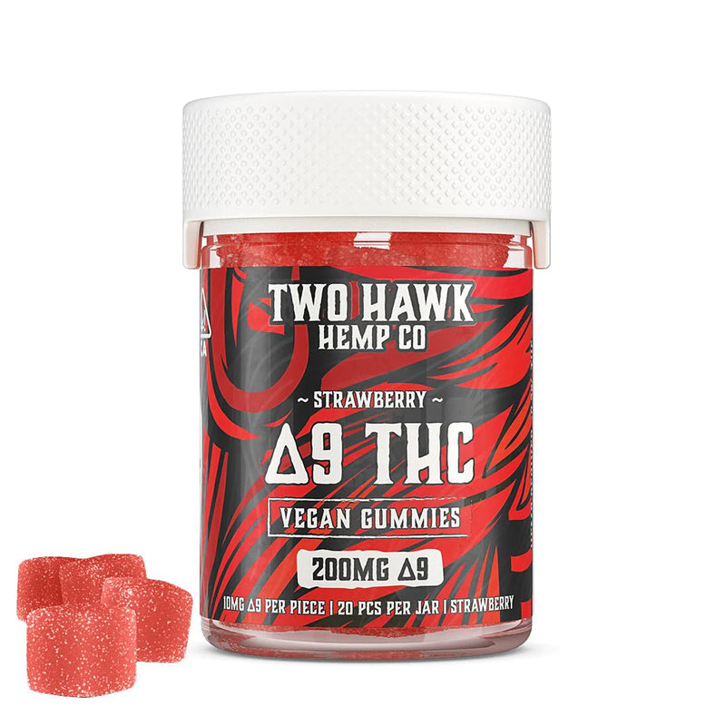 Two Hawk Extracts | Delta 9 THC Vegan Gummies 20mg - 200mg