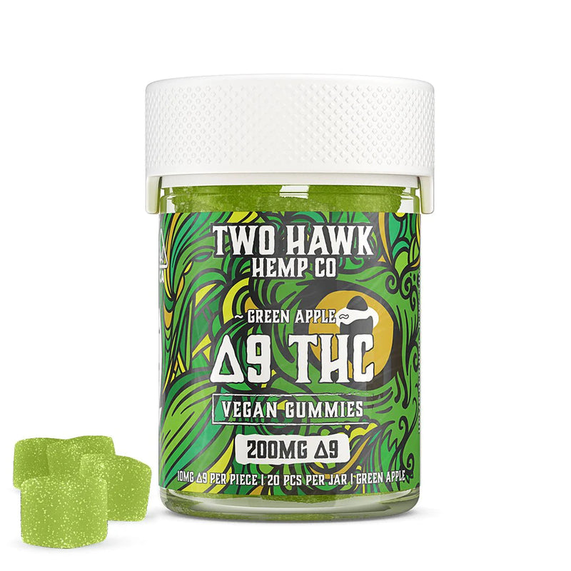 Two Hawk Extracts | Delta 9 THC Vegan Gummies 20mg - 200mg