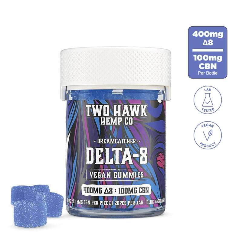 Delta 8 THC Vegan Gummies By Two Hawk Extracts