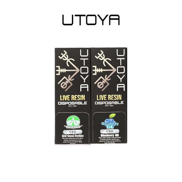 Live Resin CBD Disposable By Utoya