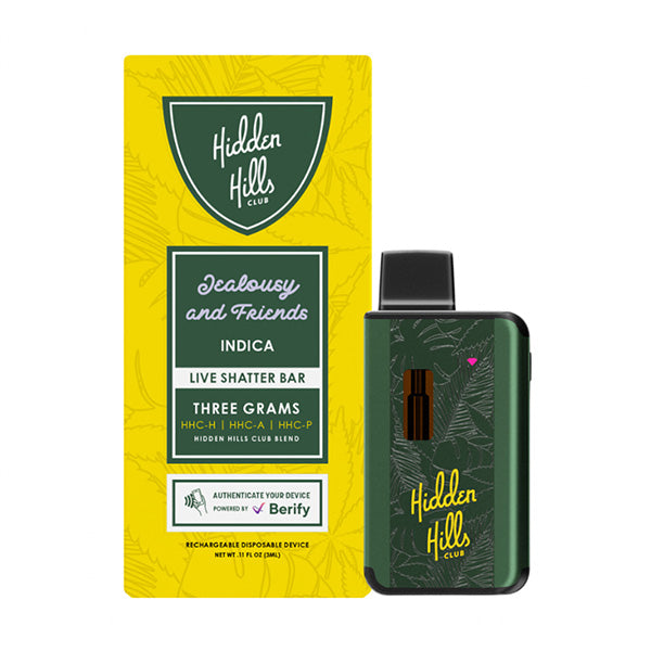 HHC Blend Live Shatter Disposable By Hidden Hills