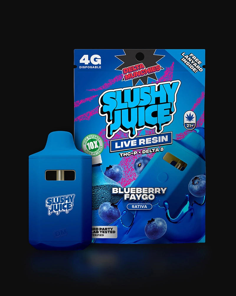 Live Resin THC-P + Delta 8 Slushy Juice Disposable By Delta Munchies