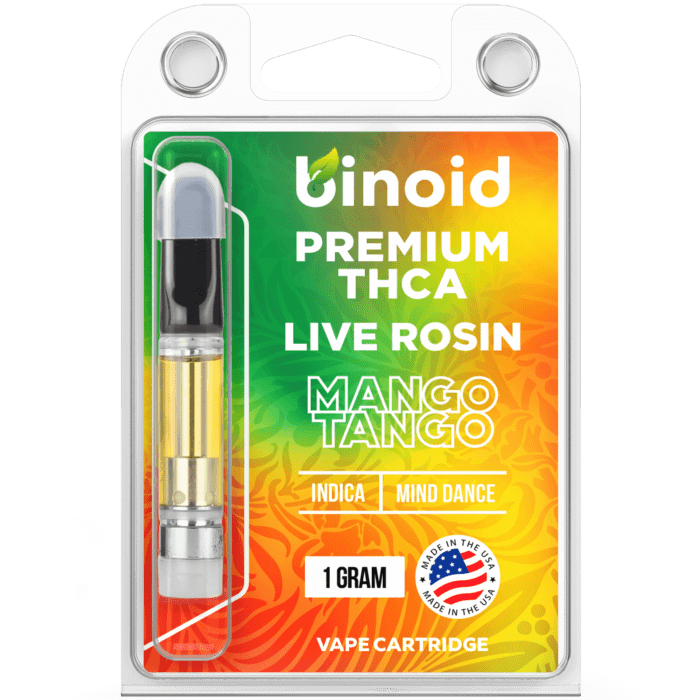 Live Rosin THC-A Cartridge By Binoid