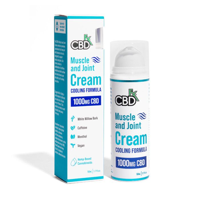 CBDFX | Muscle & Joint CBD + CBG Heating Relief Cream 1000mg - 3000mg