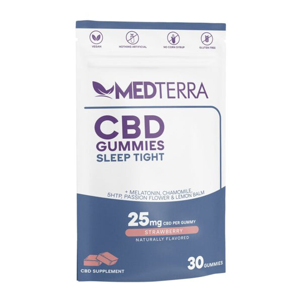 CBD Vegan Sleep Tight Gummies By Medterra