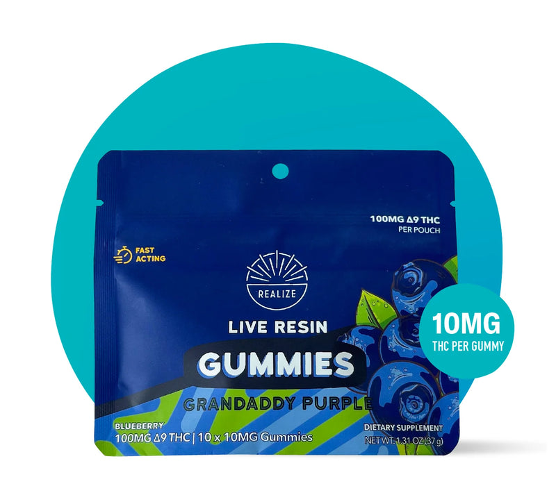 Live Resin Delta 9 THC Gummies By Realize