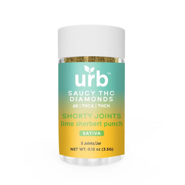 Urb Saucy THCH + THCA Diamonds Shorty Joints - 5ct