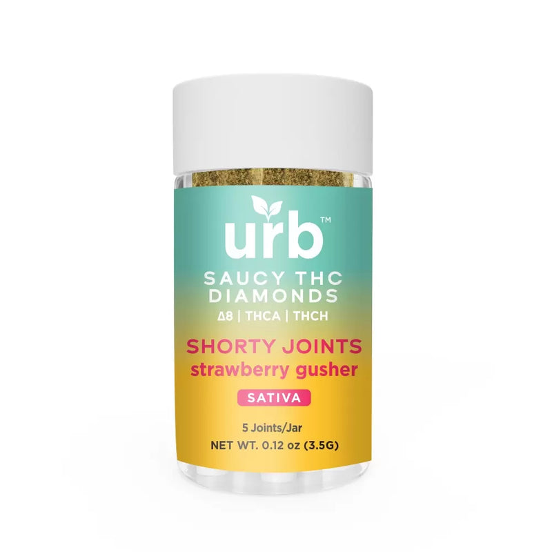 Urb Saucy THCH + THCA Diamonds Shorty Joints - 5ct