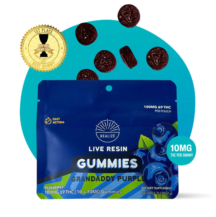 Live Resin Delta 9 THC Gummies By Realize