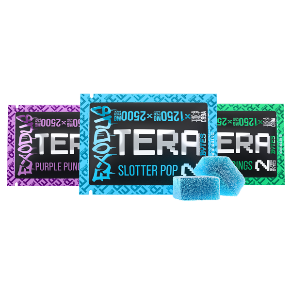 THCA + THCP + CB9A Tera Bytes Gummies By Exodus