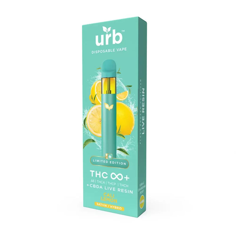 Live Resin THCA + THCP + THCH Infinity+ Disposable By Urb