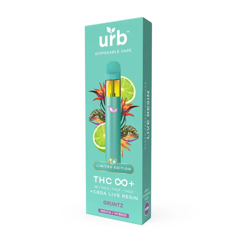 Live Resin THCA + THCP + THCH Infinity+ Disposable By Urb