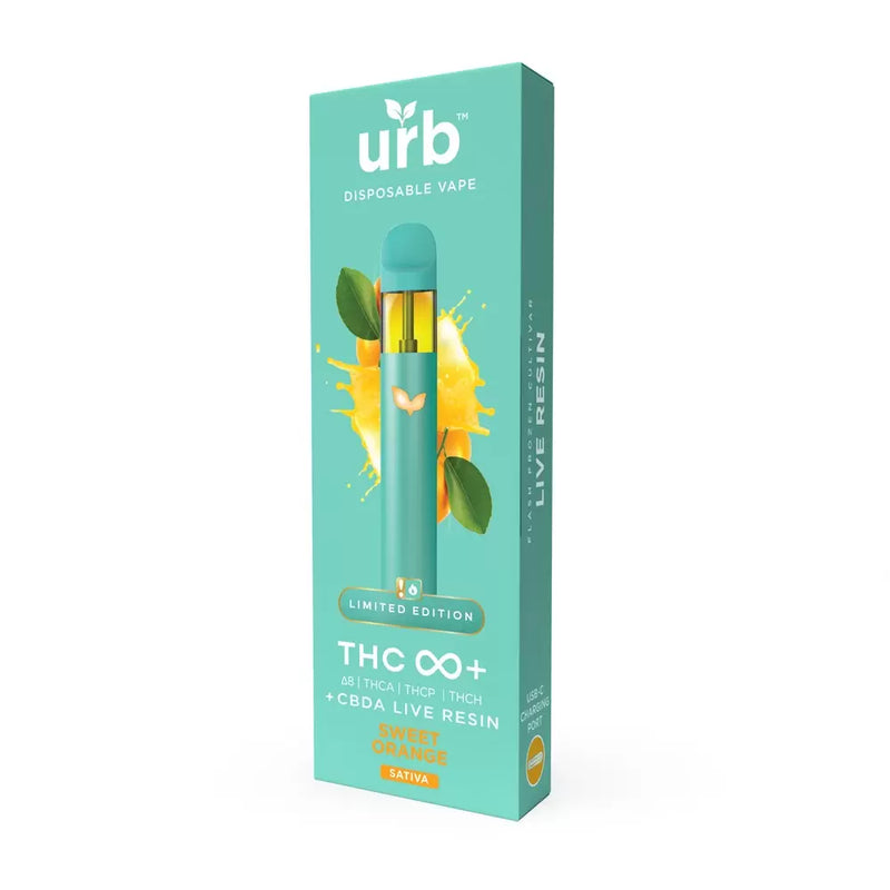 Live Resin THCA + THCP + THCH Infinity+ Disposable By Urb