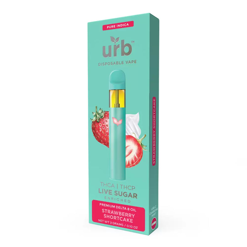 Delta 8 THCA + THCP Live Sugar Disposable By Urb