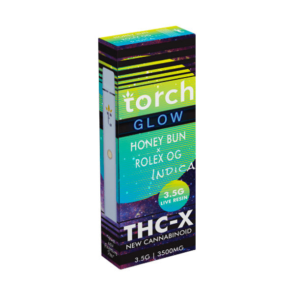Live Resin THC-X + THC-P + THC-B Glow Disposable By Torch