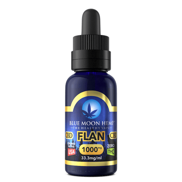 Flan CBD Vape E-liquid By Blue Moon Hemp