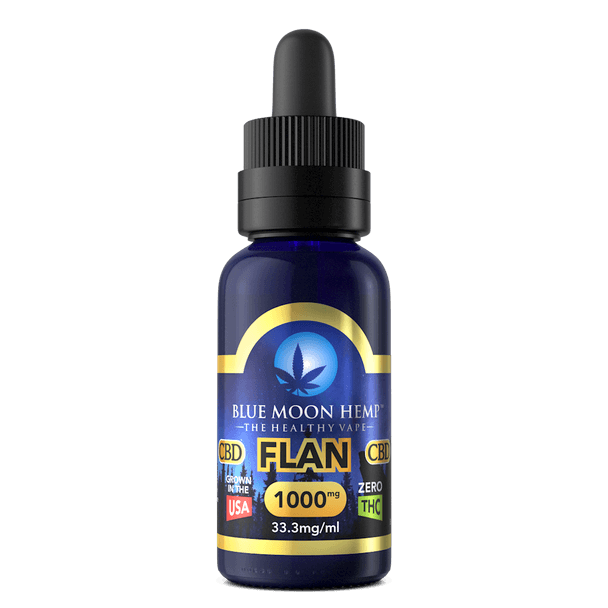 Flan CBD Vape E-liquid By Blue Moon Hemp