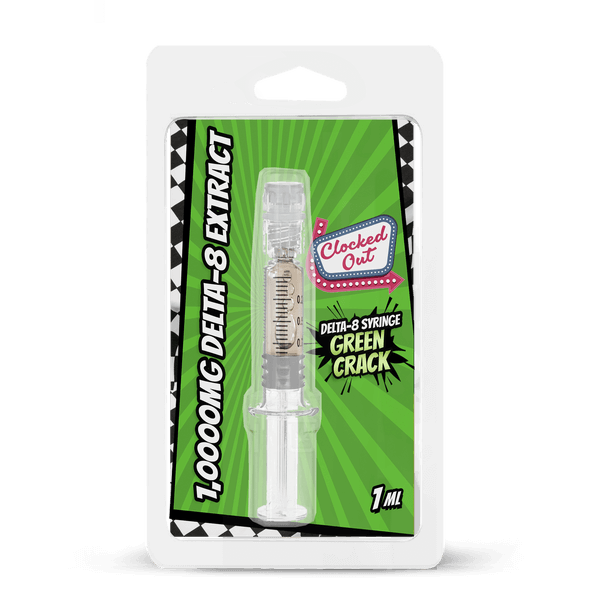 Green Crack Delta 8 Syringe By Clocked Out