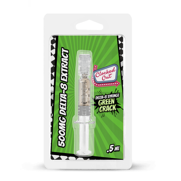 Green Crack Delta 8 Syringe By Clocked Out