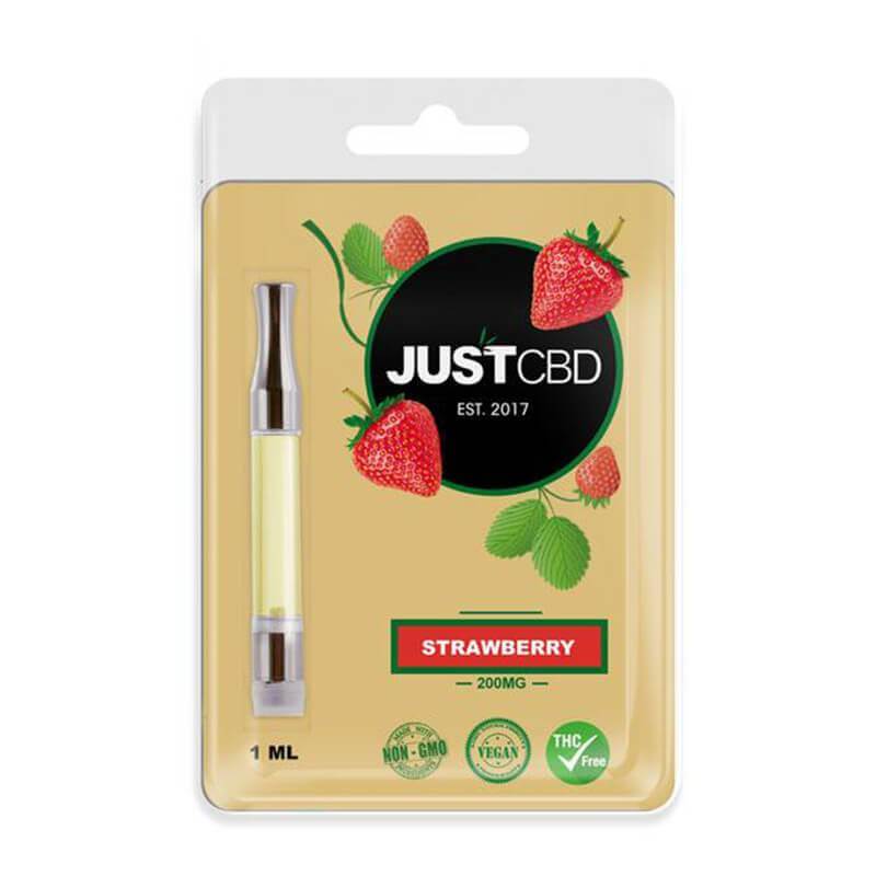 JustCBD Strawberry CBD Cartridge 200mg