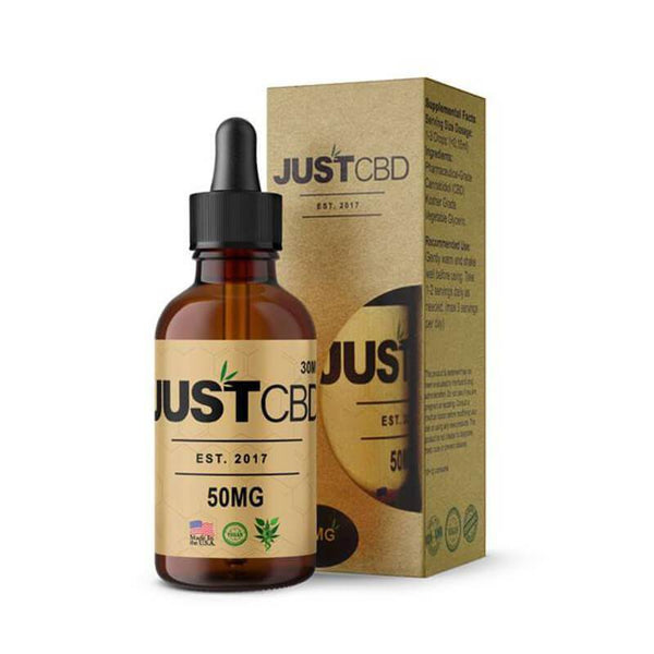 JustCBD  Liquid Honey CBD Tincture 50mg -1500mg