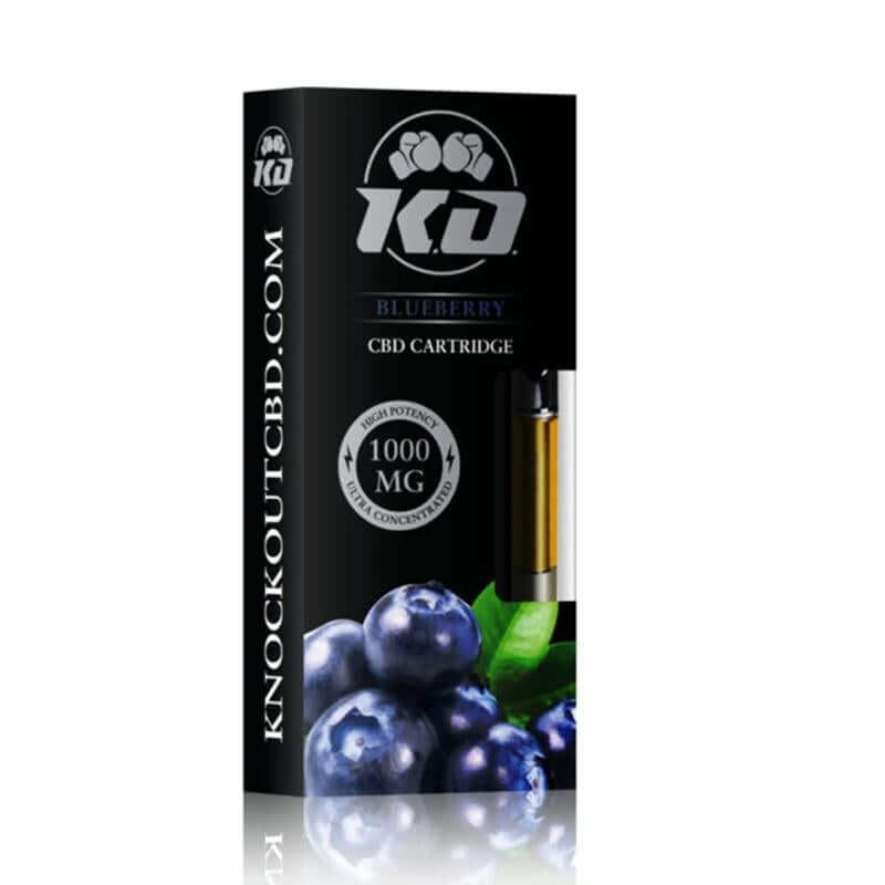 Knockout CBD Blueberry CBD Cartridge 1000mg