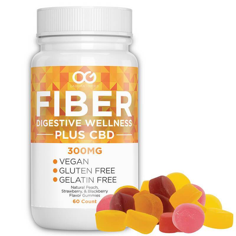 OG Labs Fiber Vitamin CBD Gummies 60pc - 5mg