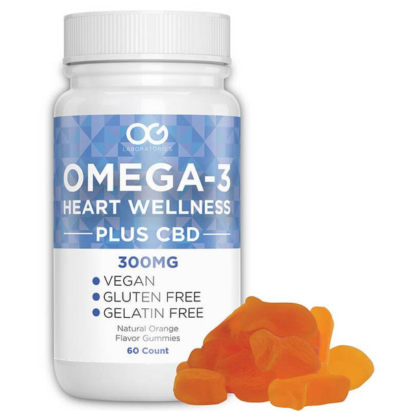 OG Labs Omega 3 Vitamin CBD Gummies 60pc - 5mg
