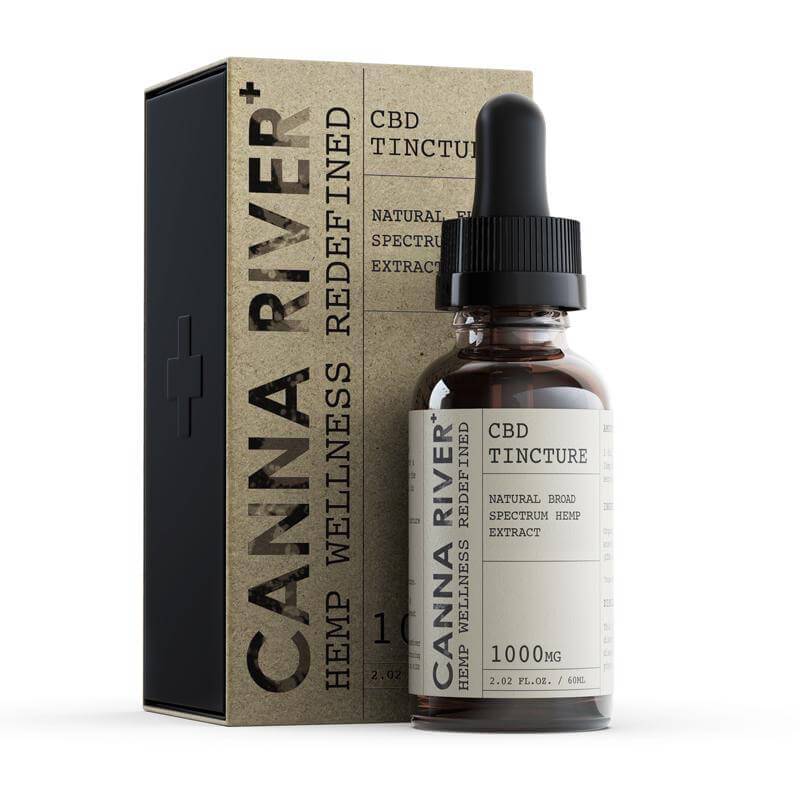 Canna River Naturally Flavored Broad Spectrum CBD Tincture 1000mg - 5000mg