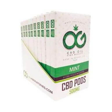 OG Labs Mint CBD Pod 500mg - 4 Pods Per Pack