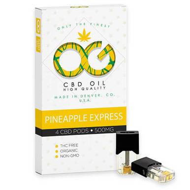 OG Labs Pineapple Express CBD Pod 500mg - 4 Pods