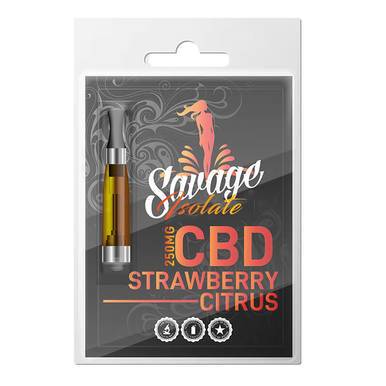 Savage Strawberry Citrus CBD Cartridge 250mg