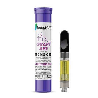 BoostCBD Grape Ape CBD Cartridge 200mg 
