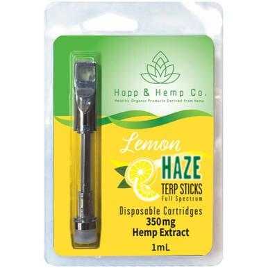 Hopp And Hemp Co. Lemon Haze CBD Cartridge 350mg