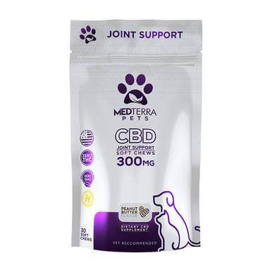 Medterra Peanut Butter Joint Support CBD Chews 300mg