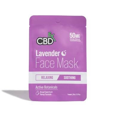 CBDFX Lavender CBD Face Mask 50mg