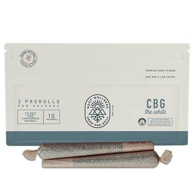 Root Wellness The White CBG Pre-Roll 2 Pack