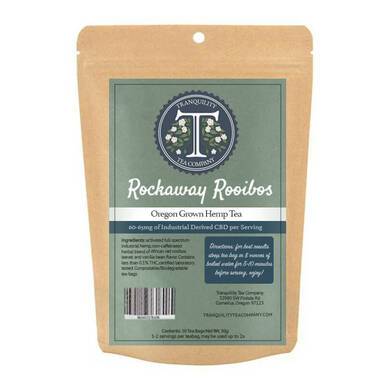 Tranquility Tea Company Rockaway Rooibos CBD Tea 600mg - 650mg