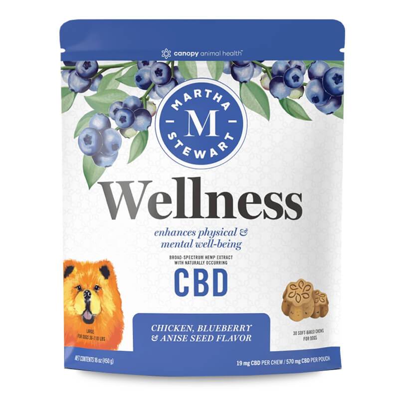 Martha Stewart - CBD Pet Treats - Soft-Baked Wellness Dog Chews - 7mg-19mg