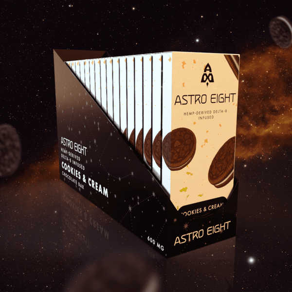 Cookies & Cream Delta 8 Chocolate Bar By Astro Eight