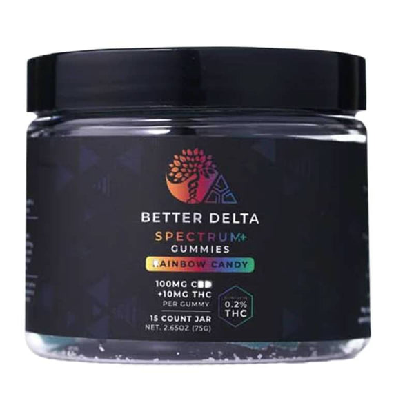 Rainbow Candy CBD + Delta 9 THC Gummies By Creating Better Days