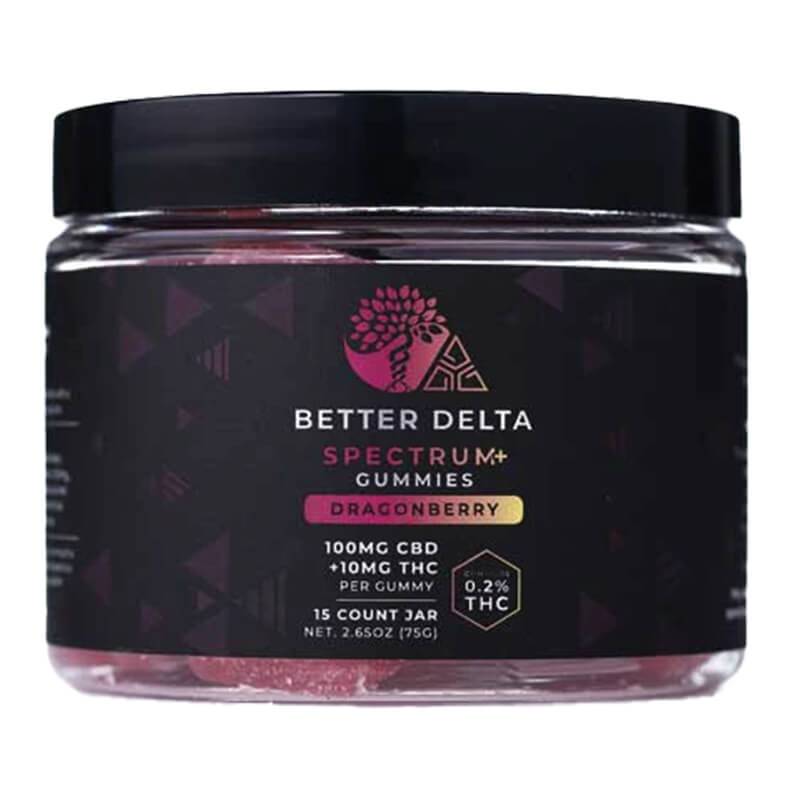 Dragonberry CBD + Delta 9 THC Gummies By Creating Better Days
