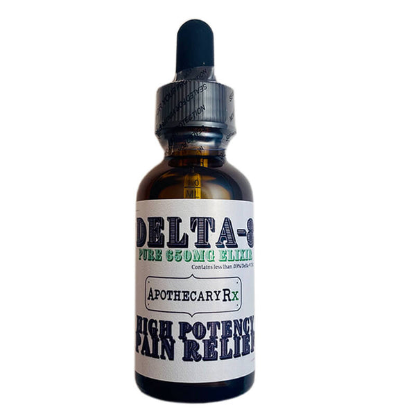 High Potency Pain Relief Sativa Delta 8 THC Tincture By Apothecary Rx
