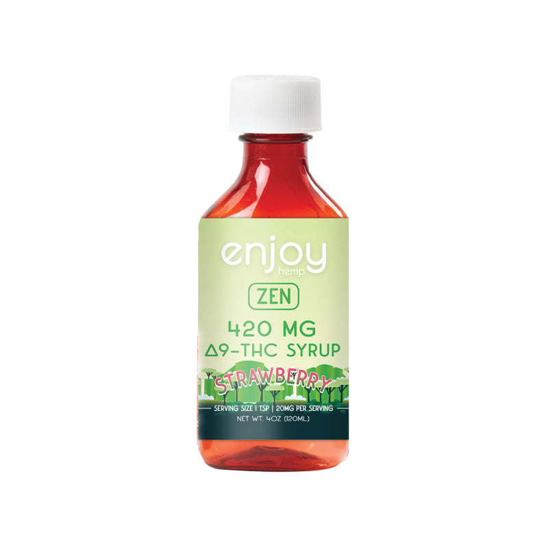 Zen Strawberry Hybrid Delta 9 THC Drink By Enjoy Hemp