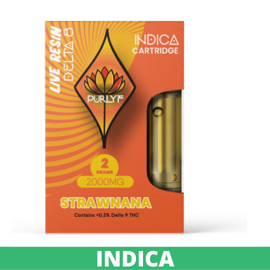 Live Resin Delta 8 THC Cartridge By Purlyf