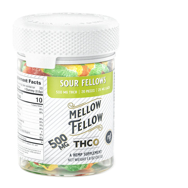 Sour Fellow Delta 8 + THC-O Gummies By Mellow Fellow