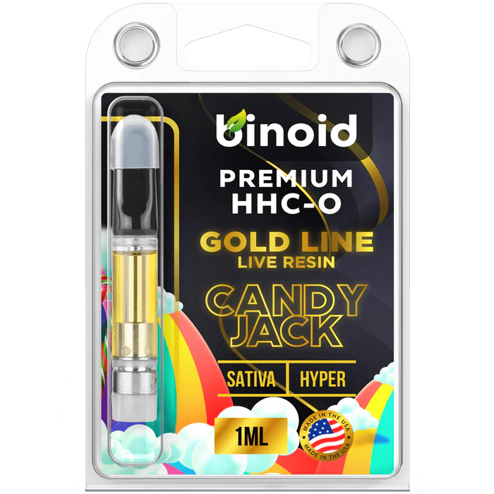 Binoid Candy Jack Sativa HHCO Live Resin Vape Cartridge